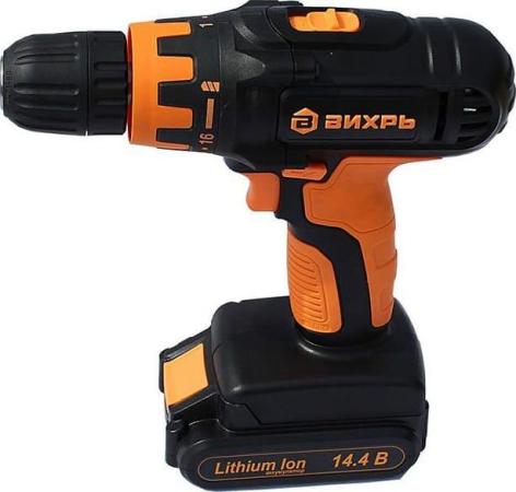Дрель-шуруповерт аккумуляторная Вихрь ДА-14,4Л-2К