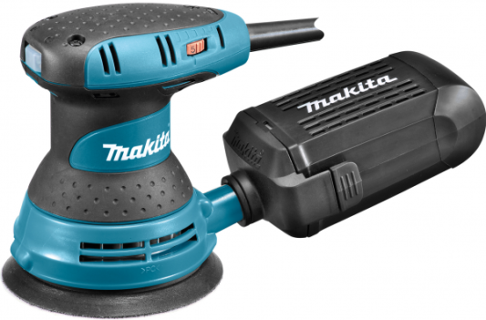 Эксцентриковая шлифмашина Makita BO5030 ЭШМ,300Вт,ф125мм,12000об\\м,ампл-2.8мм,1.3кг,кор,п\\сборник