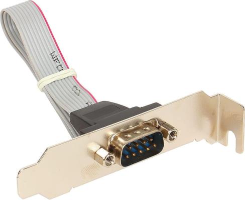 Планка портов в корпус 1xCOM DB9 Male, Low Profile, Orient <C098 oem