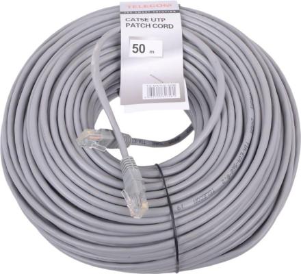Патч-корд литой "Telecom" NA102--50M, серый, 50 м