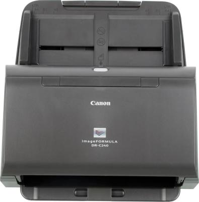 Сканер Canon DR-C240  (Цветной, двусторонний, 45 стр./мин, ADF 60,High Speed USB 2.0, A4) {0651C003}