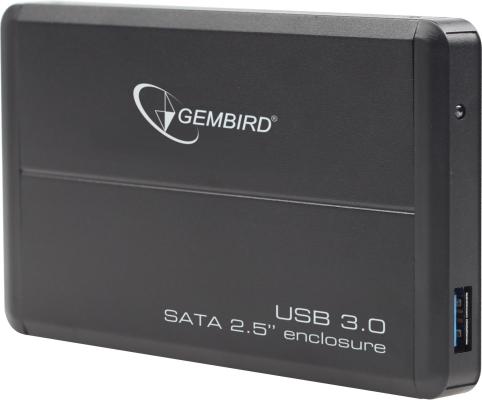 Внешний корпус 2.5" Gembird EE2-U3S-2, черный, USB 3.0, SATA
