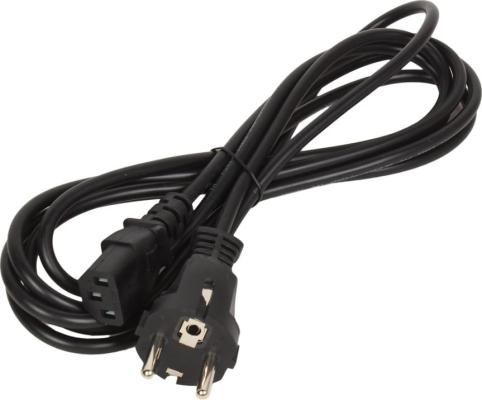 Кабель компьютер - розетка Telecom 220V (Европейский стандарт) <TP021-IEC320-C13/SHM-3.0-BK 3.0м