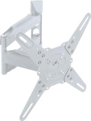 Кронштейн Kromax ATLANTIS-40 white (Наклонно-поворотный для LED TV 22"-65", 4 ст. свободы, VESA 75/100/200X100/200X200/300x300/400x200/400x400)40кг