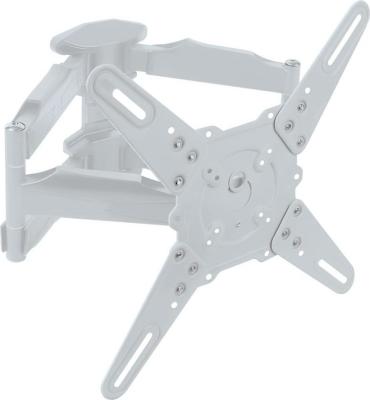 Кронштейн Kromax ATLANTIS-45 White (Наклонно-поворотный для LED TV 22"-65", 4 ст. свободы, VESA 75/100/200X100/200X200/300x300/400x200/400x400)45кг