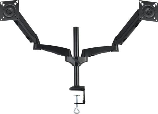 Кронштейн для мониторов Kromax OFFICE-12 Back, для 2-х LCD/LED мониторов 15"-32", max 12 кг, 6 ст свободы, наклон ±45°, поворот 360°