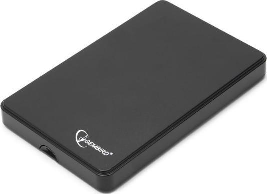 Внешний корпус 2.5" Gembird EE2-U2S-40P, черный, USB 2.0, SATA, пластик