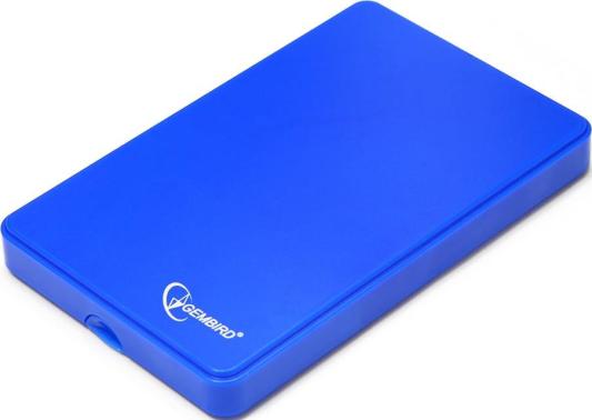Внешний корпус 2.5" Gembird EE2-U2S-40P-B, синий, USB 2.0, SATA, пластик