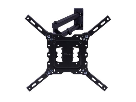 Кронштейн Kromax DIX-18 black (Наклонно-поворотный для LED TV 22"-55", 5 ст. свободы, VESA 100x100/200X100/200X200/300x300/400x200/400x400)40кг