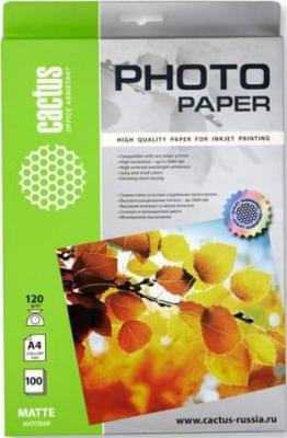 Бумага Cactus CS-MA4120100 A4 120г/кв.м матовая 100л