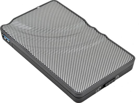 Внешний корпус 2.5" SATA HDD/SSD AgeStar 3UB2P USB3.0, алюм, серебристый, безвинтовая констр, USB 3.0