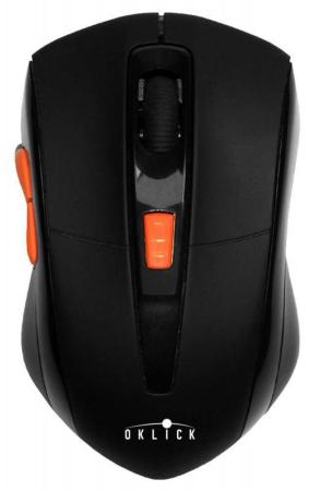 Мышь Oklick 585MW черный оптическая (1600dpi) беспроводная USB (5but)