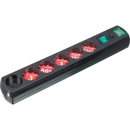 Сетевой фильтр Most Lite LRG 3м черный 6 розеток