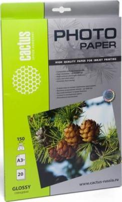 Бумага Cactus CS-GA315020 А3 150г/кв.м глянцевая 20л