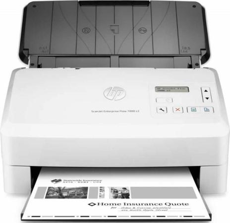 Сканер HP ScanJet Enterprise Flow 7000 s3 <L2757A> А4, ADF, дуплекс, 75 стр/мин, 600dpi, 48bit, USB 2.0, USB 3.0