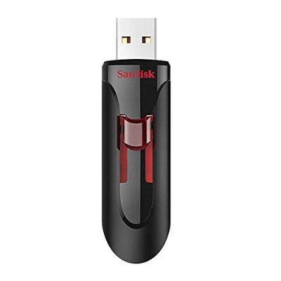 Флешка USB 256Gb Sandisk Cruzer Glide SDCZ600-256G-G35 черный красный