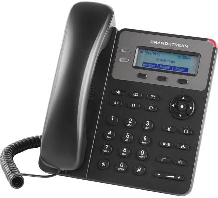Телефон IP Grandstream GXP-1615 2 линии 1 SIP-аккаунта 2x10/100Mbps LCD (Аналог телефона VoIP Yealink SIP-T19P E2, 1 линия, PoE)