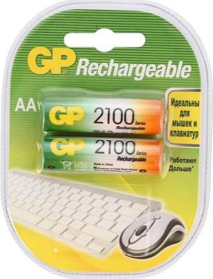 Аккумуляторы 2100 mAh GP 210AAHC-2DECRC2 AA 2 шт