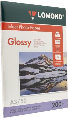 Бумага Lomond A3 200г/кв.м Glossy 0102024 50л