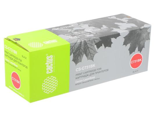 Картридж Cactus CS-C731BK 1600стр Черный