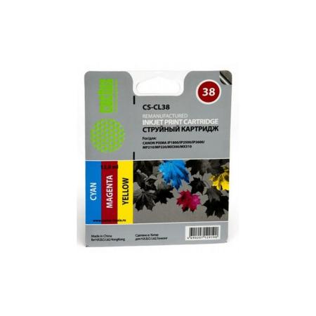 Картридж Cactus CS-CL38 для Canon PIXMA iP1800 iP250 /iP2600 MP210 220 MX300 310