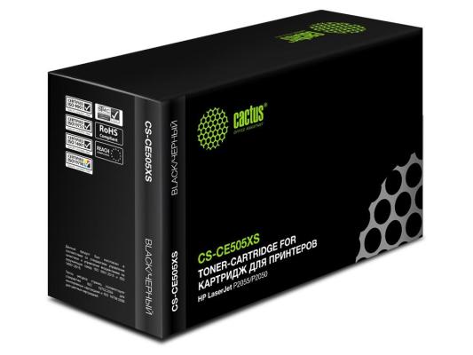 Картридж Cactus CS-CE505X CS-CE505X 6500стр Черный