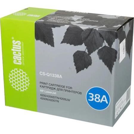 Картридж Cactus CS-Q1338A для принтеров HP 4200/4200DTN/4200LN/4200N/4200TN черный 13000стр