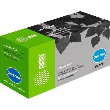 Картридж Cactus CS-Q6470A 6000стр Черный