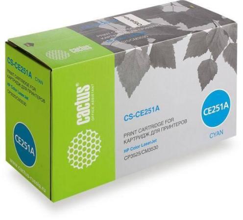 Тонер-картридж Cactus CS-CE251A 7000стр Голубой