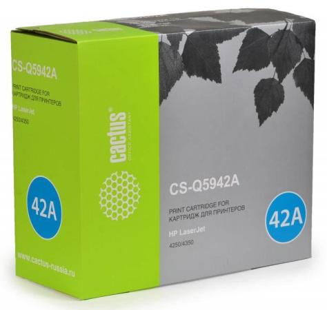 Тонер Cactus CS-Q5942A 10000стр Черный