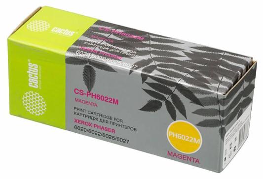 Картридж Cactus CS-PH6022C 1000стр Пурпурный