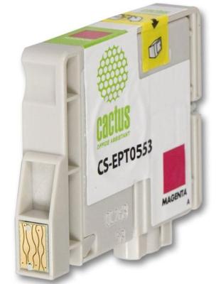 Картридж Cactus CS-EPT0553 300стр Пурпурный