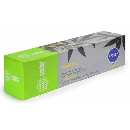 Картридж Cactus CS-EPS187 4000стр Желтый