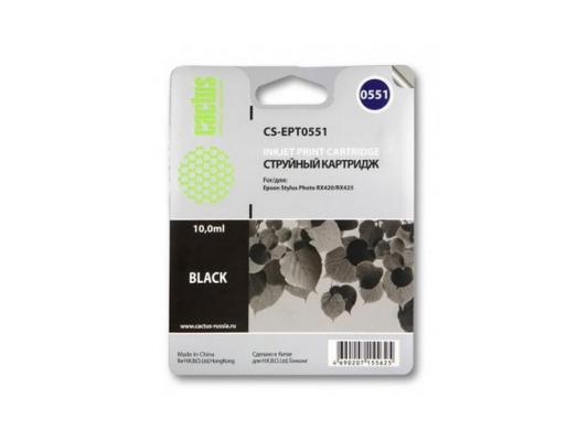 Картридж Cactus CS-EPT0551 300стр Черный