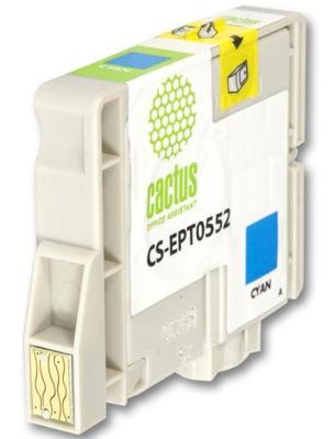 Картридж Cactus CS-EPT0552 300стр Голубой