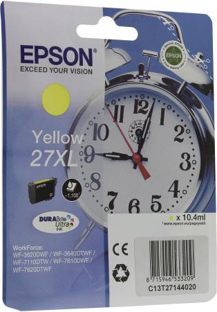 Картридж Epson C13T27144020 для Epson WF-3620/3640/7110/7610/7620 желтый