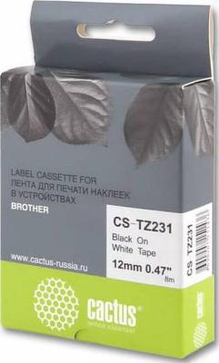 Картридж Cactus CS-TZ231 для Brother 1010/1280/1280VP/2700VP черный