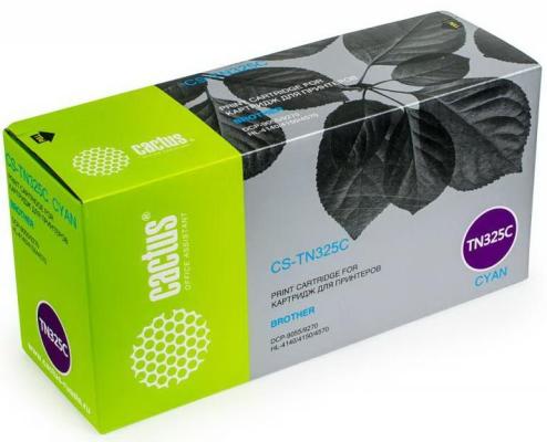 Тонер-картридж Cactus CS-TN325C 3500стр Голубой