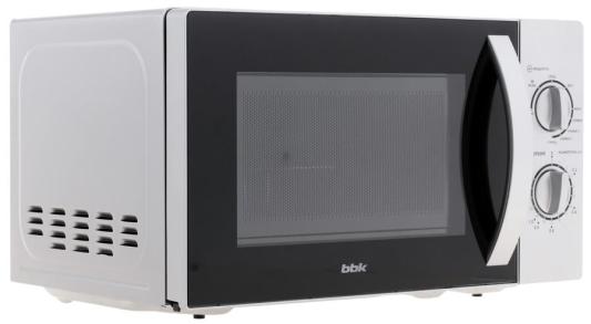 Микроволновая печь BBK 20MWG-740M/S, гриль, 20л, мех. управ, 700Вт, серебристый/черный