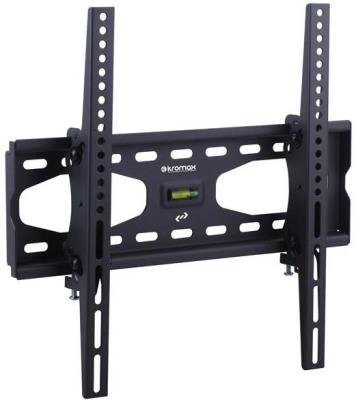 Кронштейн Kromax STAR-44 Grey, настенный для TV 22"-55", max 40 кг, 1 ст св., нак. ±12°, от ст. 75 мм, max VESA 400x400 мм.