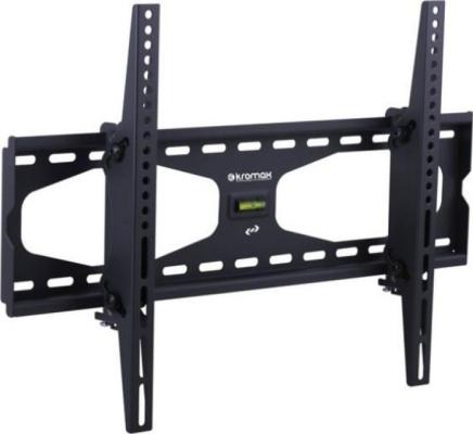 Кронштейн Kromax STAR-22 new Black, настенный для TV 32"-90", max 90 кг, 1 ст св., нак. ±15°, от ст. 75 мм, max VESA 700x400 мм.
