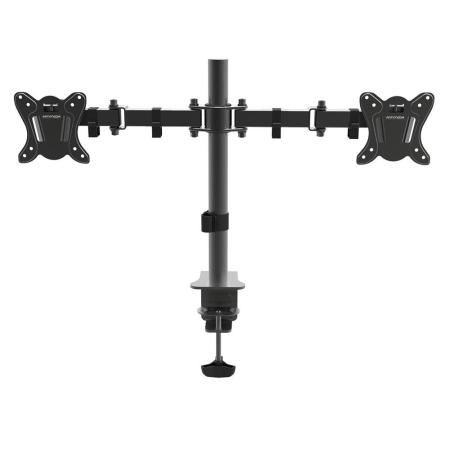 Кронштейн для мониторов Arm Media LCD-T13 Для 2-Х 15"-32", max 2х8 кг, настольный, 5 ст свободы, поворот 360°, высота штанги 400 мм, max VESA 100x100