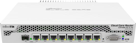 Маршрутизатор MikroTik CCR1009-7G-1C-PC Cloud Core Router 1009-7G-1C-PC with Tilera Tile-Gx9 CPU (9-cores, 1Ghz per core), 1GB RAM, 7xGbit LAN, lx Com