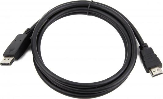 Кабель DisplayPort-HDMI Cablexpert CC-DP-HDMI-1M, 1м, 20M/19M, черный, экран, пакет