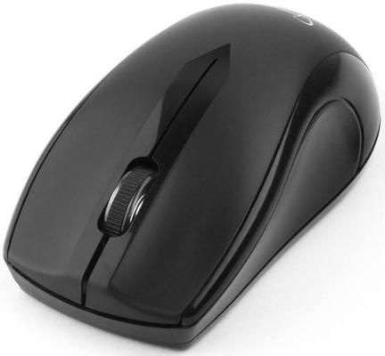 Мышь беспроводная Gembird  MUSW-320, черный, 2кнопоки+колесо-кнопка, 2.4ГГц, 1000 dpi