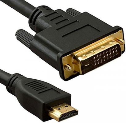 Кабель 5bites APC-073-020 HDMI M /  DVI M (24+1) double link, зол.разъемы, ферр.кольца, 2м.