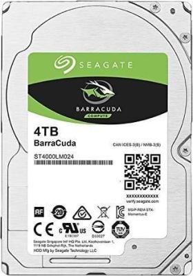 Жесткий диск для ноутбука 2.5" 4Tb 5400rpm 128Mb cache Seagate BarraCuda 2.5 SATAIII ST4000LM024