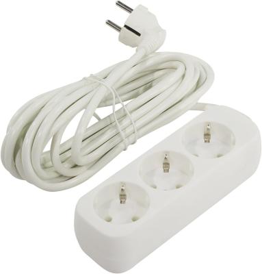 Удлинитель Defender E350 белый 5.0 м, 3 розетки