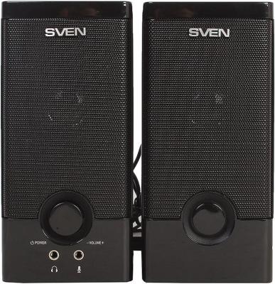 Колонки Sven SPS-603  Black чёрный, 2.0, USB, мощность 2x3 Вт(RMS)