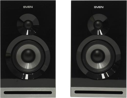 Колонки Sven SPS-705 Черные чёрный, 2.0, мощность 2x20 Вт(RMS), Bluetooth